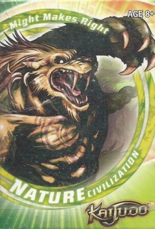 kaijudo card sleeves Kaijudo 2012 Nature Civilization Starter Deck
