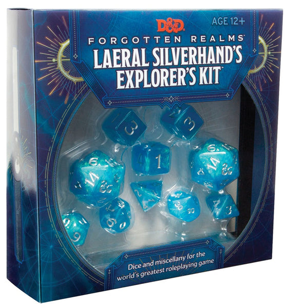 Forgotten Realms Laeral Silverhand's Explorers Kit Dice Set - Dungeons & Dragons 5E