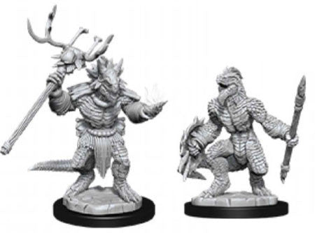 Lizardfolk & Lizardfolk Shaman - Nolzur's Marvelous Unpainted Minis