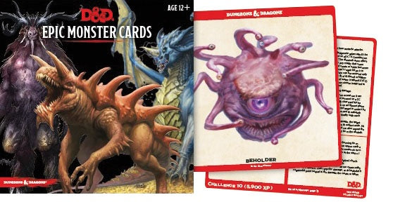 Monster Cards: Epic Monster Cards (77 oversized cards) - Gale Force Nine