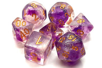 Luminous Radiant Iris Dice Set (7) - Old School Dice & Accessories