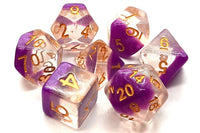 Luminous Snow Cone Dice Set (7) - Old School Dice & Accessories