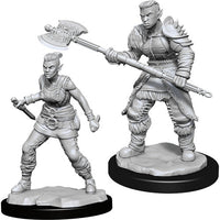 Orc Barbarian Female - Nolzur's Marvelous Unpainted Minis