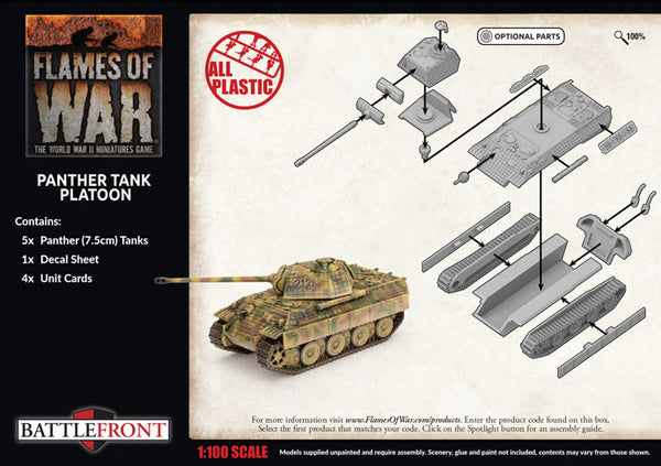 Panther (Late) Tank Platoon, 40,50 Panther (Late) Tank Platoon, 40,50