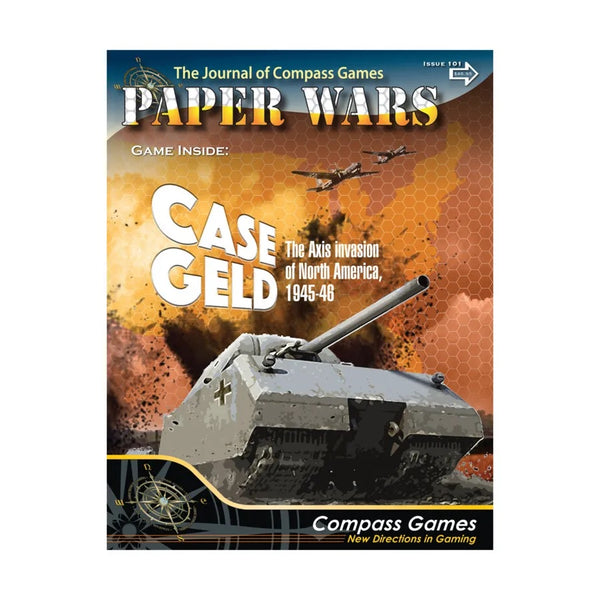 Paper Wars #101 The Axis Invasion of North America (Game Edition) - Compass Games