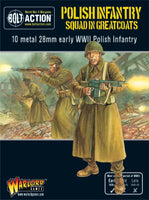 Polish Infantry Squad in Greatcoats - Bolt Action