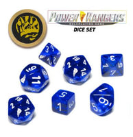 Power Rangers Blue Game Dice Set + Coin - Renegade Games Studios