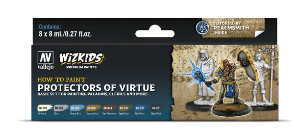 WizKids Premium Paints: Protectors of Virtue - Vallejo