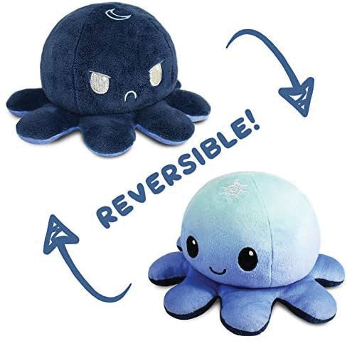 Reversible Octopus Plushie Heart and Broken Heart - Teeturtle