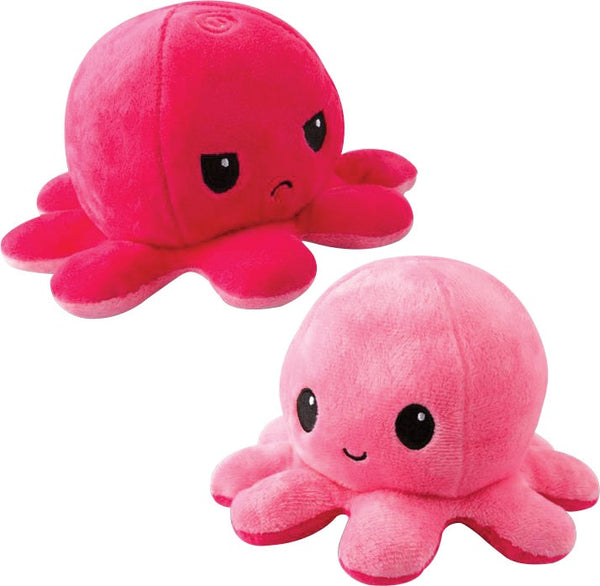 Reversible Octopus Plushie Double Pink - Teeturtle