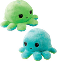 Reversible Octopus Plushie Green Aqua - Teeturtle