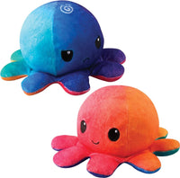 Reversible Octopus Plushie Sunset and Mermaid - Teeturtle