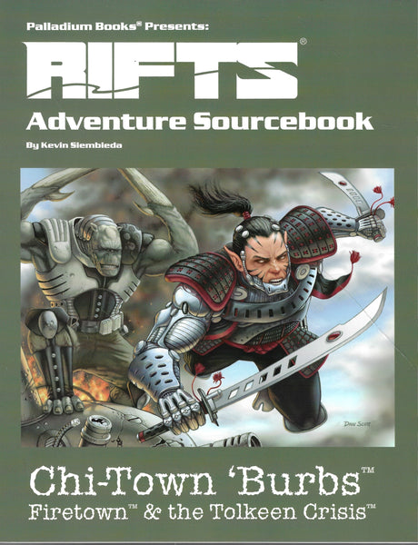 Rifts: Adventure Sourcebook 2 Chi Town Burbs Firetown & Tolkeen Crisis - Palladium Rifts