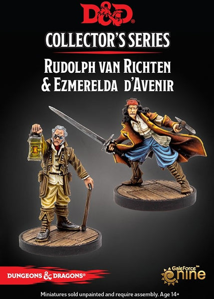 Curse of Strahd Rudolph van Richten & Ezmeralda D'Avenir - Dungeons and Dragons Collector's Series