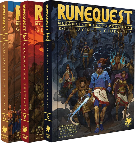 Roleplaying in Glorantha Deluxe Slipcase Set - RuneQuest