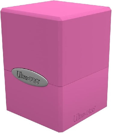 Satin Cube Deck Box Pink - Ultra Pro