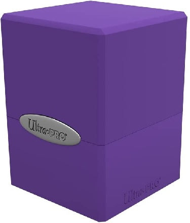 Satin Cube Deck Box Purple - Ultra Pro