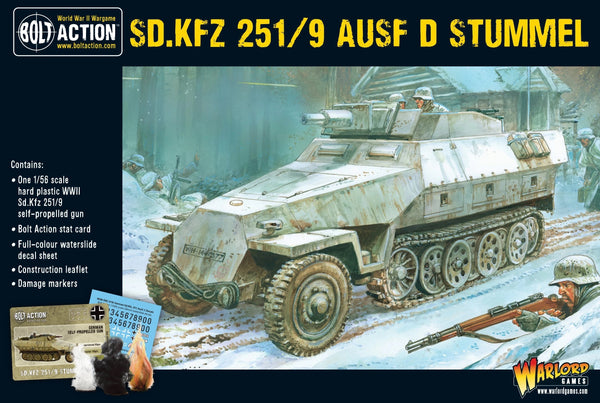 German SD.KFZ 251/9 Ausf. D Stummel - Bolt Action
