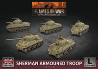 British Sherman Armoured Troop - Flames of War