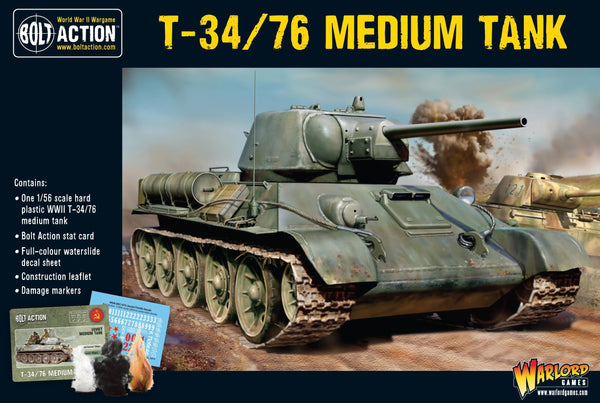 Soviet T-34/76 Medium Tank - Bolt Action