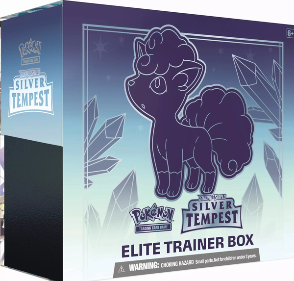 Pokemon CCG Sword & Shield Silver Tempest ETB Elite Trainer Box - Pokemon