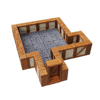 Town & Village Expansion 1" Straight Walls Expansion - WarLock Tiles