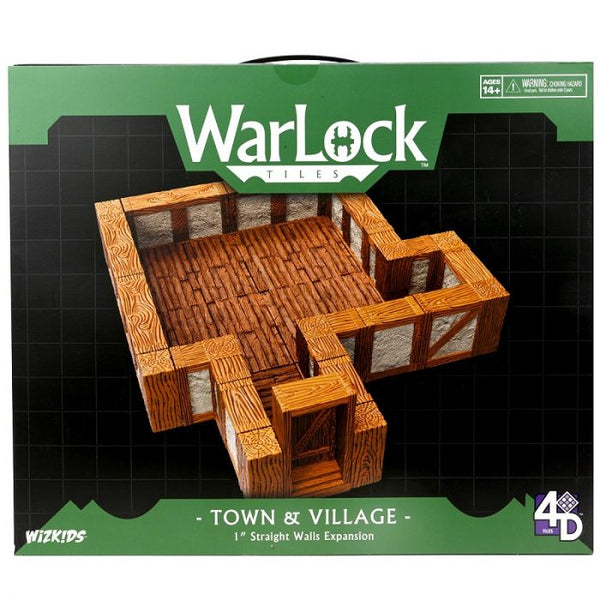 Town & Village Expansion 1" Straight Walls Expansion - WarLock Tiles