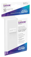 Supreme UX Sleeves Matte Standard Size White (50) - Ultimate Guard