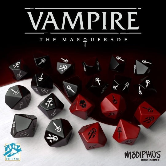 Vampire the Masquerade Dice Set - Modiphius Entertainment