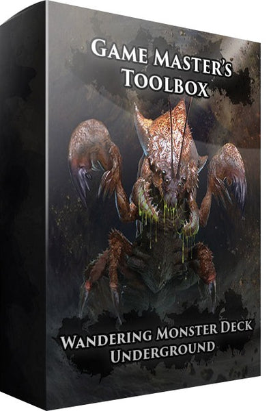 Game Masters Toolbox: Wandering Monster Deck Underground - Nord Games