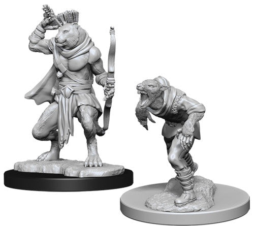 Wererat & Weretiger - Nolzur's Marvelous Unpainted Minis