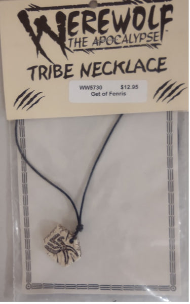 Werewolf The Apocalypse Tribe Necklace: Get of Fenris - White Wolf