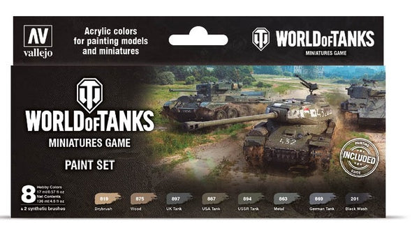 World of Tanks Paint Set - Vallejo