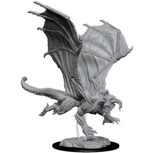 Young Black Dragon - Nolzur's Marvelous Unpainted Minis