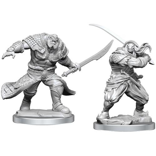 Zurgo Helmsmasher & Unyielding Krumar - Magic The Gathering Unpainted Minis