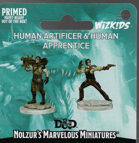 Human Artificer & Human Apprentice - Nolzur's Marvelous Unpainted Minis