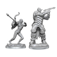 Ashari Stoneguard & Ashari Skydancer - Critical Role Unpainted Minis