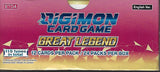 Digimon TCG Great Legend Booster Display Box BT04