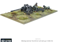 German Blitzkrieg  Pak 38 5cm Anti Tank Gun 1941 - 42 - Bolt Action