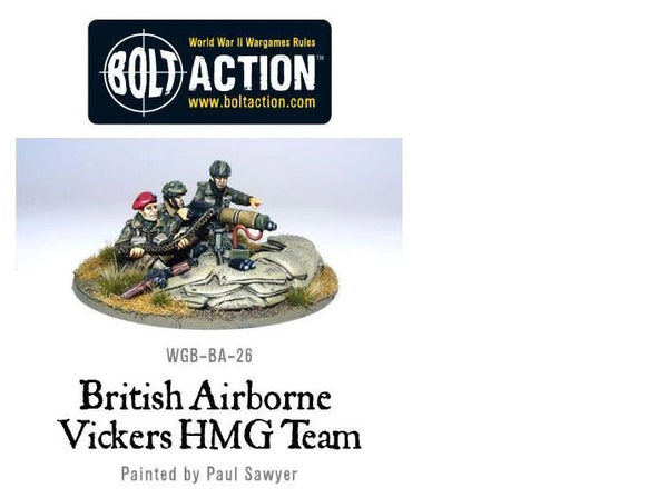 British Airborne Vickers MMG Team - Bolt Action