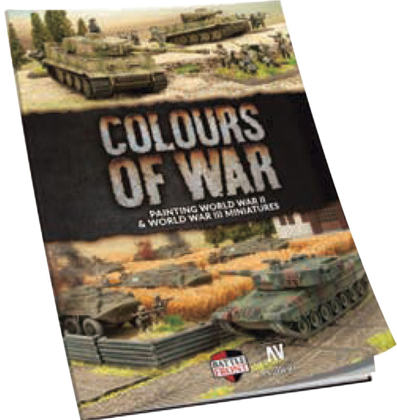 Colours of War Painting WWII & WWIII Miniatures HC - Vallejo