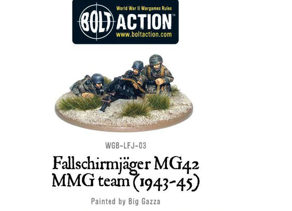 Fallschirmjager MG42 MMG Team 1943 - 45 - Bolt Action