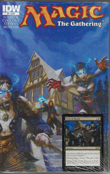 Magic The Gathering #3 with MTG Feast of Blood Card IDW - Comic