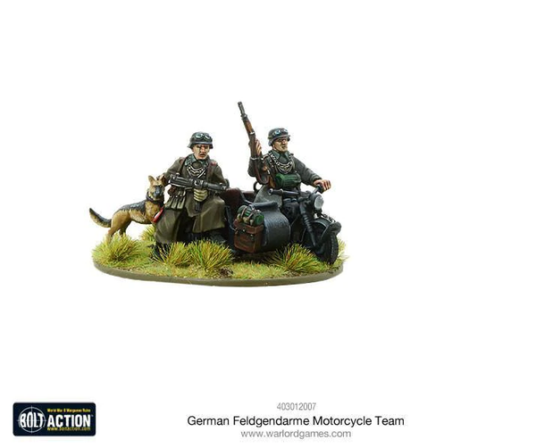 German Feldgendarme Motorcycle Team - Bolt Action