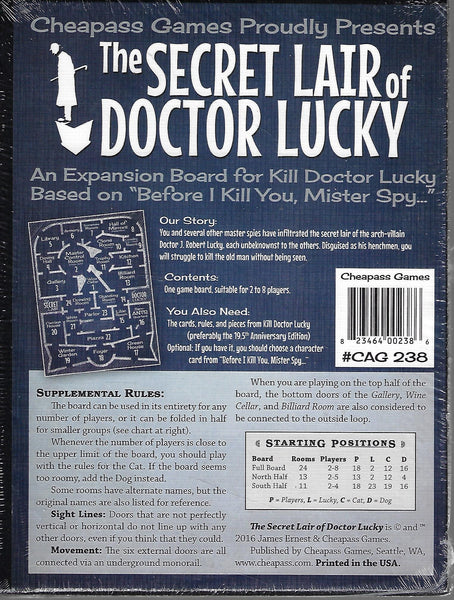 Kill Doctor Lucky The Secret Lair Expansion - Cheapass Games