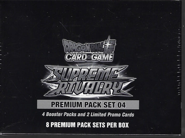 Dragonball Card Game Supreme Rivalry Premium Pack Set 4 Box