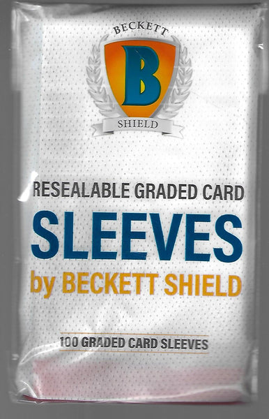 Beckett Shield Resealable Graded Card Sleeves (100)