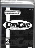 Comicare Silver Age Comic Polyethylene 3 Mil Bags