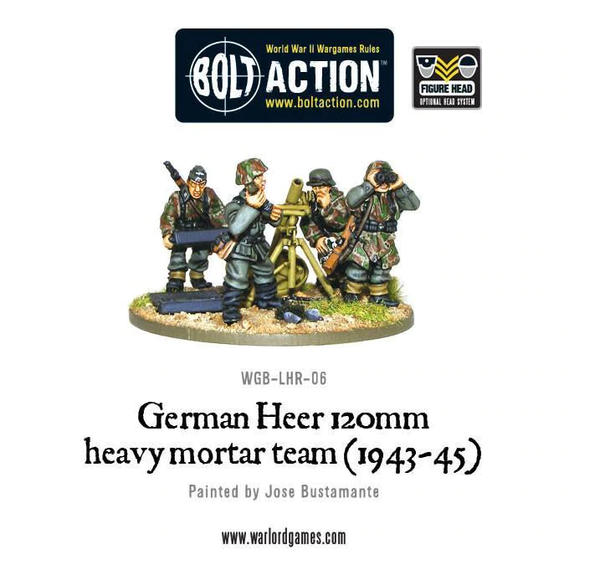 German Heer 120mm Heavy Mortar 1943 - 1945 - Bolt Action