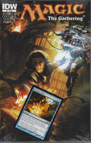 Magic The Gathering #1 with MTG Treasure Hunt Card IDW - Comic